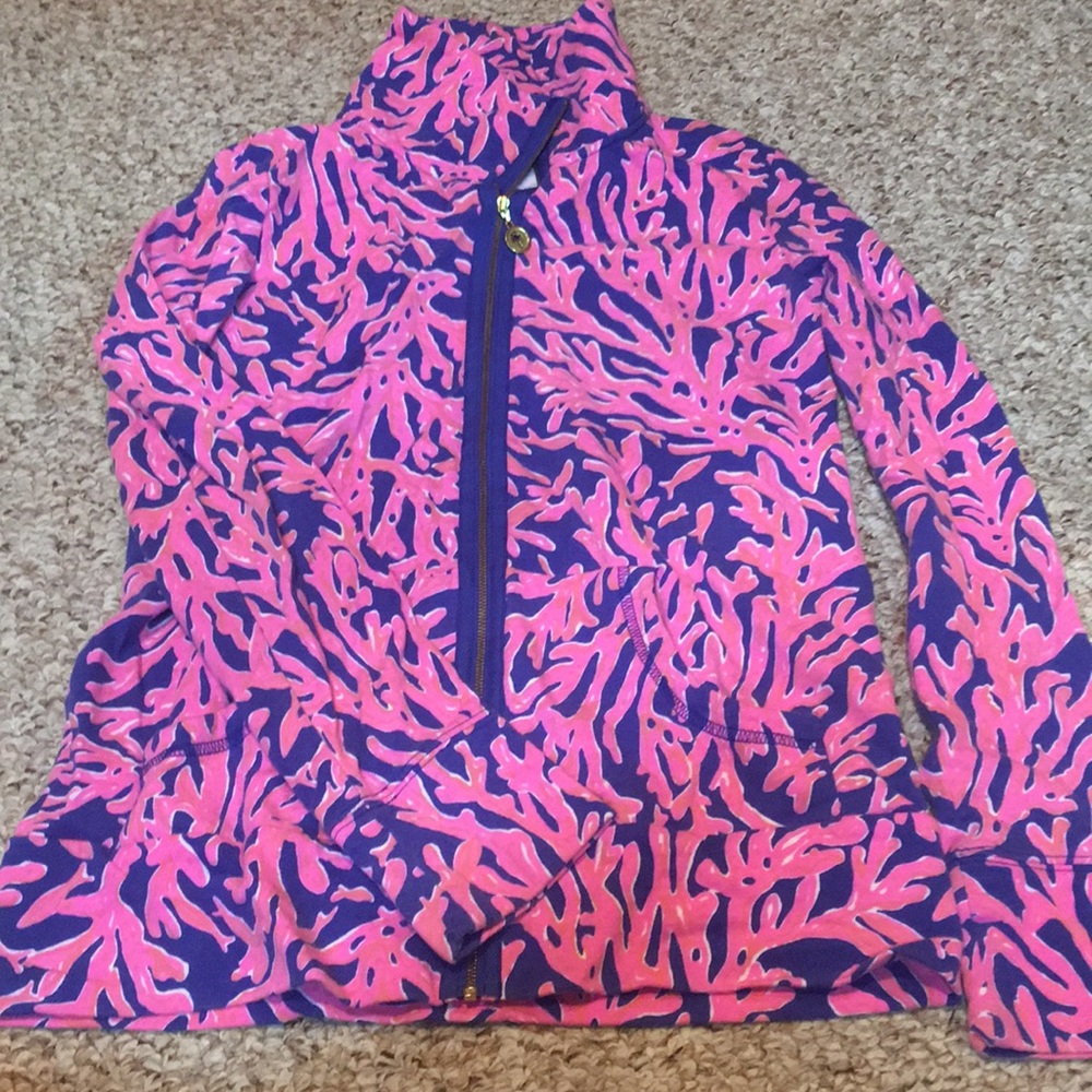 Lilly Pulitzer Zip up Sweatshirt